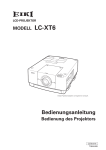 Bedienungsanleitung LC-XT6