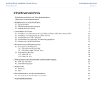 Inhaltsverzeichnis