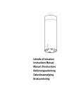 Libretto di Istruzioni Instructions Manual Manuel d'Instructions