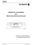DIEMATIC 3-Schaltfeld für Wand-Gas-Brennwertkessel