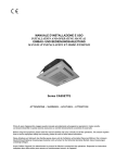 manuale d'installazione e uso installation and operating manual