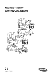 Invacare &reg; Colibri SERVICE ANLEITUNG