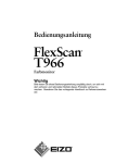 FlexScan T966 Bedienungsanleitung
