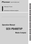 GEX-P6400TVP - Pioneer Europe - Service and Parts Supply website