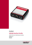 Handbuch VN5600 Interface Familie