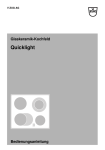 Glaskeramik-Kochfeld Quicklight