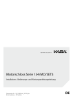 Motorschloss Serie 134/MO/SET3 DE