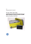 ADTS542F/552F/553F/554F - GE Measurement & Control