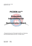 PICDEM.net™ Embedded Internet/Ethernet Demonstration Board