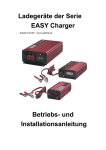 Ladegeräte der Serie EASY Charger Betriebs- und