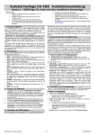 CA120 (Modus 3, Installationsanweisung) - alarmanlagen