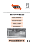 PASS REGO 600: opener en sturing