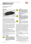 Bedienungsanleitung Warema WMS Zwischenstecker