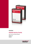 Handbuch VN2600 Interface Familie