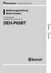 DEH-P65BT - Pioneer Europe - Service and Parts Supply website