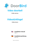 Video doorbell Videotürklingel