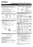 Installationsanleitung für Drucker