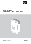 SUNNY TRIPOWER 5000TL / 6000TL / 7000TL / 8000TL / 9000TL