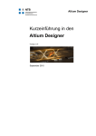 Kurzeinf&uuml;hrung in den Altium Designer