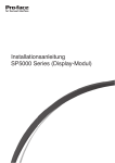 Installationsanleitung SP5000 Series (Display