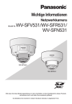 Modell-Nr. WV-SFV531/WV-SFR531/ WV-SFN531 - Psn