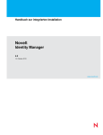 Handbuch zur integrierten Installation von Identity Manager