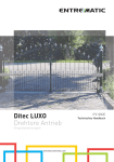 Ditec LUXO Drehtore Antrieb