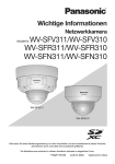 Modell-Nr. WV-SFV311/WV-SFV310 WV-SFR311/WV - Psn