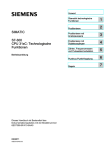 CPU 31xC: Technologische Funktionen - Service