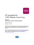 HP StorageWorks 1500 Modular Smart Array