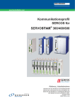 Kommunikationsprofil SERCOS f&uuml;r SERVOSTAR 300/400/600