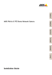 AXIS P5512-E PTZ Dome Network Camera Installation Guide