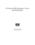 HP ProLiant DL580 Generation 3 Server Benutzerhandbuch