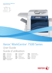 WC75xx Multifunction Printer User Guide