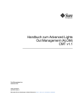Handbuch zum Advanced Lights Out Management (ALOM) CMT v1.1