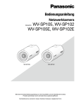 Modell-Nr. WV-SP105, WV-SP102 WV-SP105E, WV