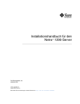 Installationshandbuch für den Netra 1290 Server