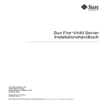 Sun Fire V440 Server Installation Guide - de