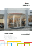 Ditec REXS Schiebetüren Automatisierung