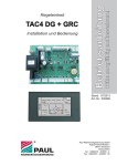 Bedienungsanleitung TAC4+GRC