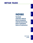 IND560 Installation Manual