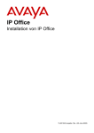 Installation von IP Office