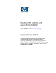Handbuch f&uuml;r sicheres und angenehmes Arbeiten
