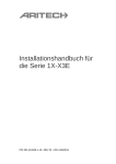 Installationshandbuch für die Serie 1X-X3E