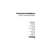 ProControl Handbuch Version 5.1.1