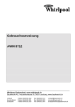 Gebrauchsanweisung AWM 8712
