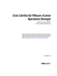 Erste Schritte für VMware vCenter Operations Manager