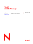Identity Manager 3.5.1 Installationshandbuch