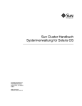 Sun Cluster Handbuch Systemverwaltung fÃ¼r Solaris OS