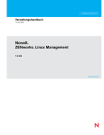 Novell ZENworks 7.2 Linux Management